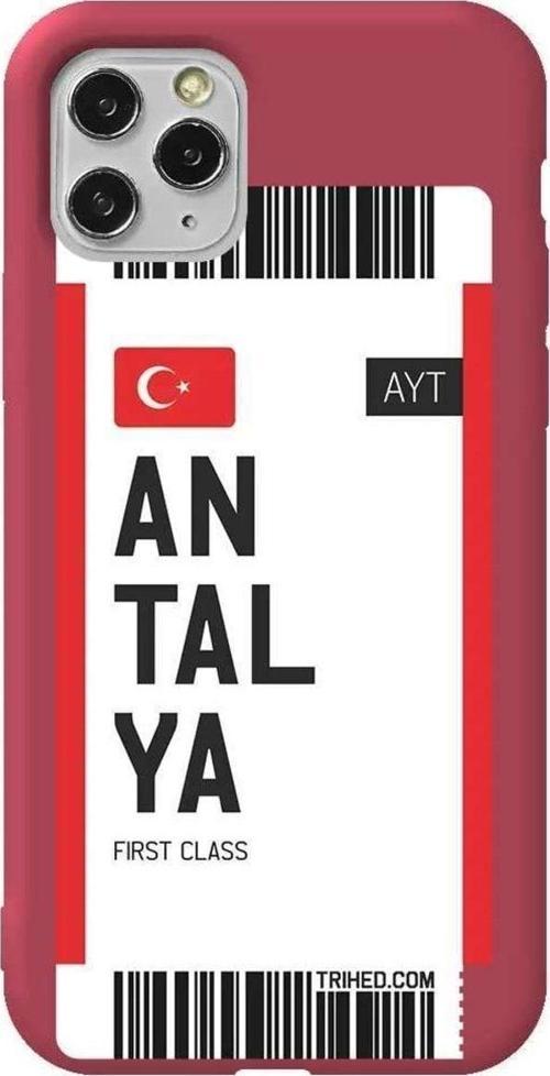 İphone 11 Pro Max Bordo Renkli Silikon Telefon Kılıfı - Antalya Bileti