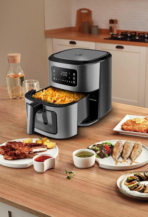 Multifry Inox Xxl 6.5 Litre Dijital Cam Pencereli Airfryer