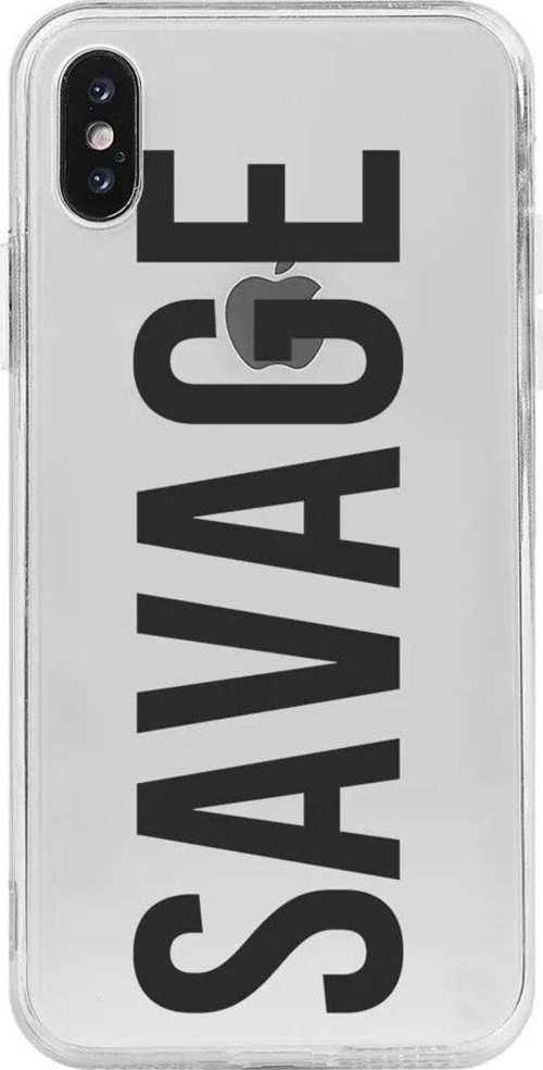 İphone X Seffaf Telefon Kılıfı - Savage