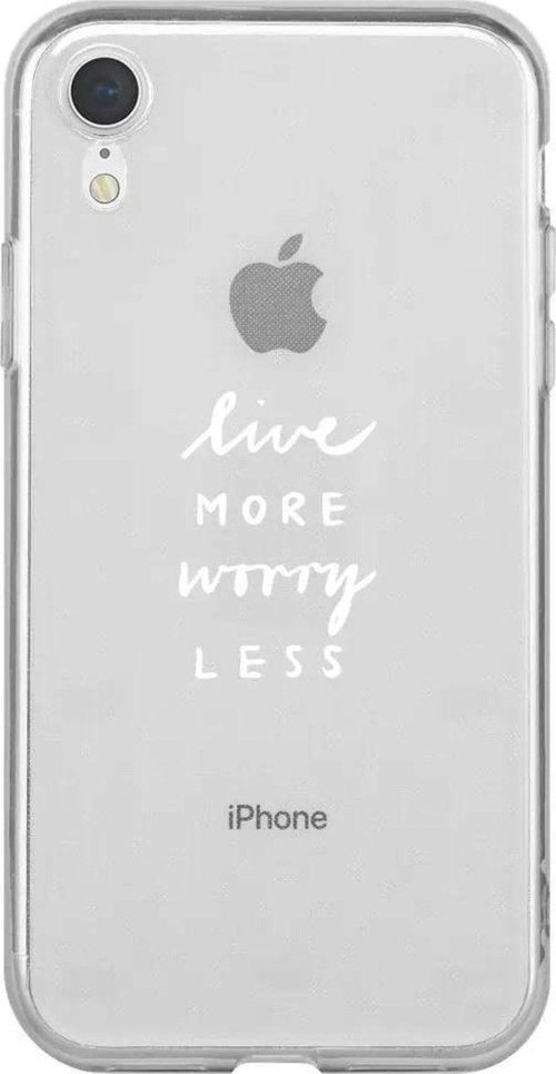 İphone XR Seffaf Telefon Kılıfı - Love More