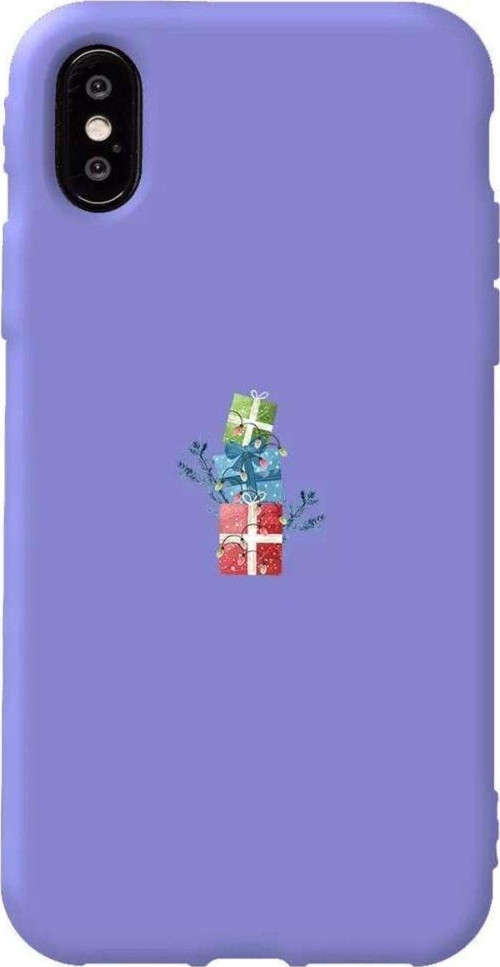 İphone XS Lila Renkli Silikon Telefon Kılıfı - Much More Gift