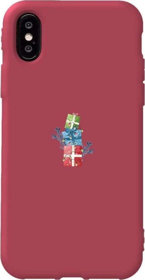 İphone XS Bordo Renkli Silikon Telefon Kılıfı - Much More Gift