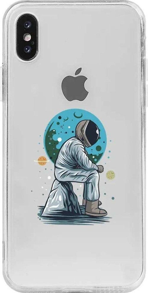 İphone XS Max Seffaf Telefon Kılıfı - Forever Alone