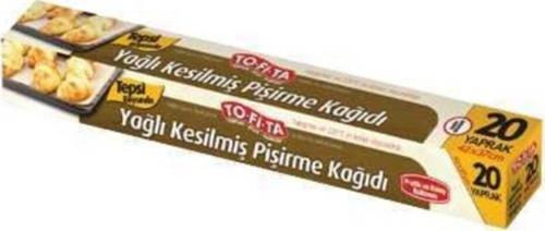 Hazır Kesilmiş 20 Yaprak Yağlı Pişirme Kağıdı 42X37 Cm