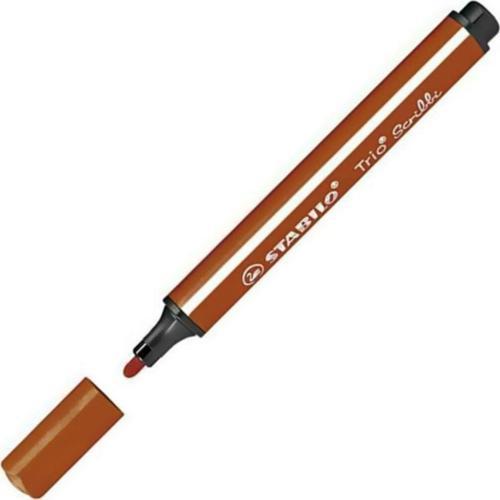 STABILO RIO SCRIBBI STAND 40LI 12 668\40-1 KEÇELİ KALEM A. KAHVE 