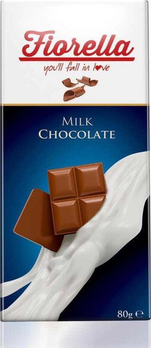 Sütlü Çikolata Tablet 80 Gr. 10lu (1 Kutu)