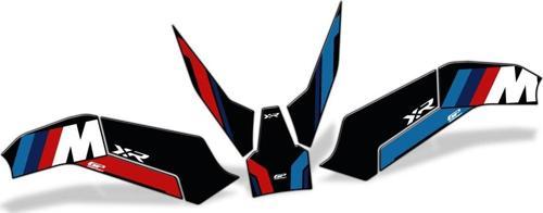 BMW S 1000 XR 2020-2024 Uyumlu Tank Pad Seti Siyah