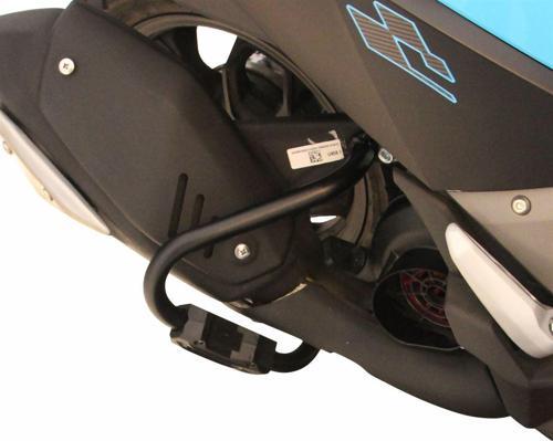 TVS Ntorq 125 2024 Uyumlu Egzoz Koruma Demiri Siyah