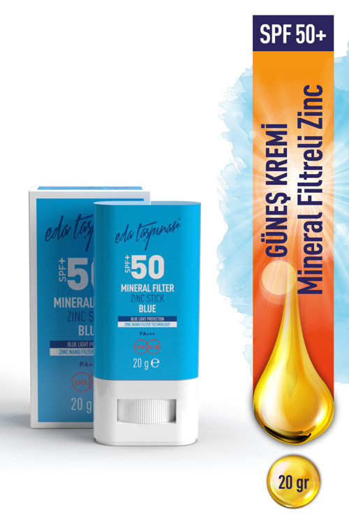 SPF 50+ Mineral Filtreli Mavi Zinc Stick (EGY0030)