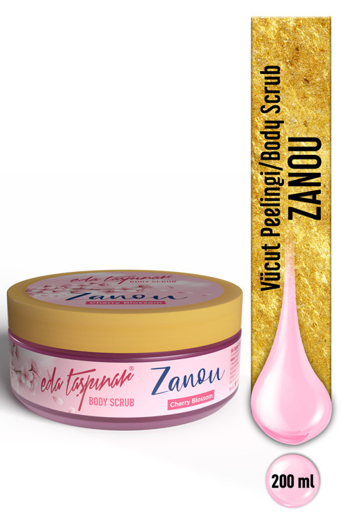 Zanou Cherry Blossom Nemlendirici, Arındırıcı Vücut Peelingi - 300 GR (EGY0046)