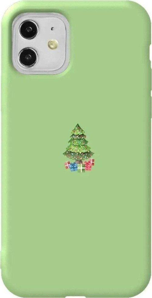 iPhone 11 Açık Yeşil Renkli Silikon Telefon Kılıfı - Gifty Tree