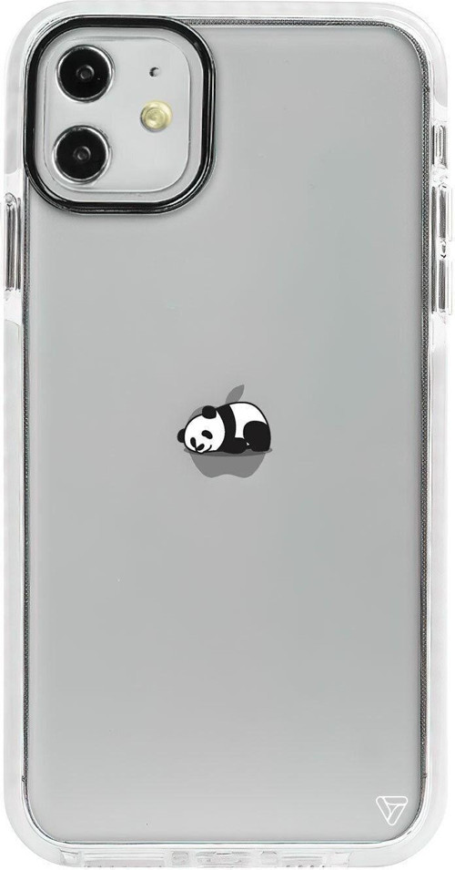 iPhone 11 Beyaz Impact Miskin Panda Premium Telefon Kılıfı