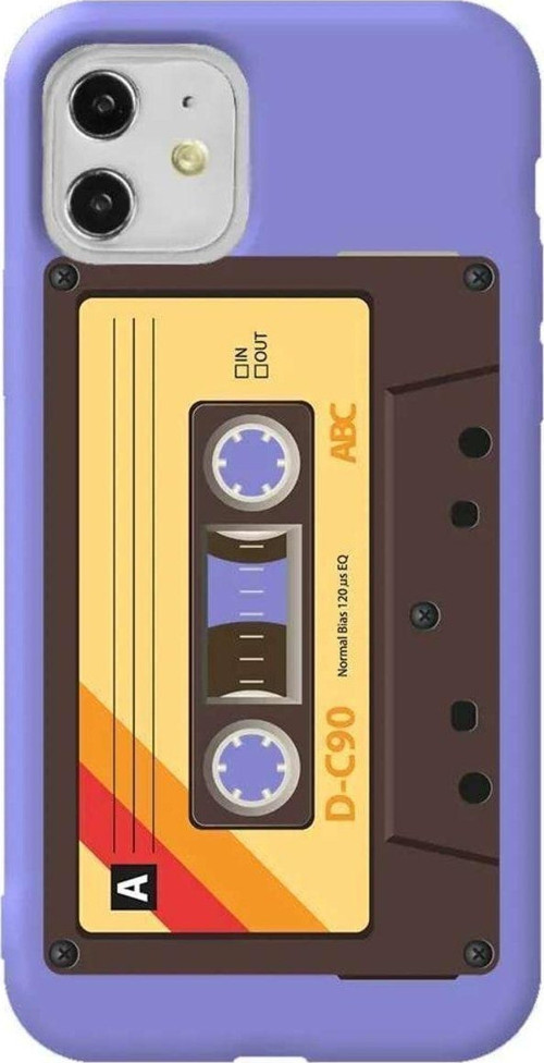 iPhone 11 Lila Renkli Silikon Telefon Kılıfı - Awesome Kaset
