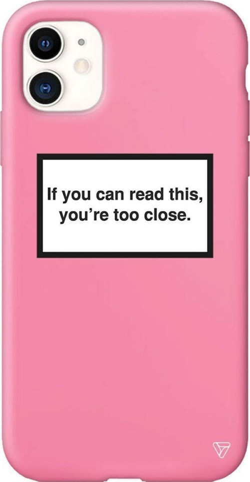 iPhone 11 Pembe Renkli Silikon Too Close Telefon Kılıfı