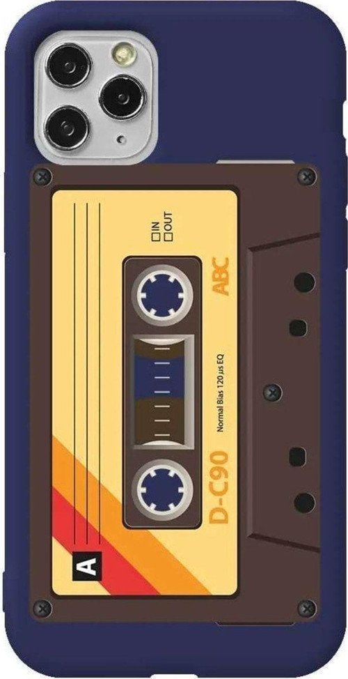 İphone 11 Pro Lacivert Renkli Silikon Telefon Kılıfı - Awesome Kaset