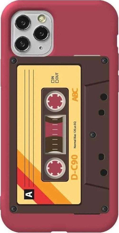 İphone 11 Pro Bordo Renkli Silikon Telefon Kılıfı - Awesome Kaset