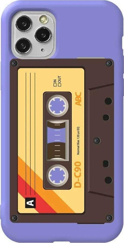 İphone 11 Pro Lila Renkli Silikon Telefon Kılıfı - Awesome Kaset