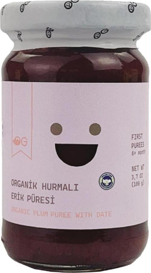 Organik Hurmalı Erik Püresi 105 Gr +6 Ay