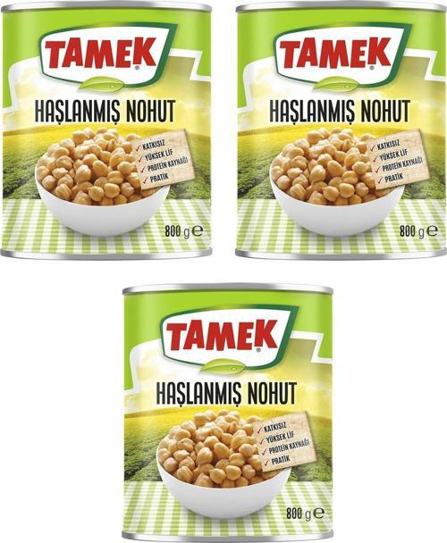 Haşlanmış Nohut 800 Gr x 3'Lü Paket