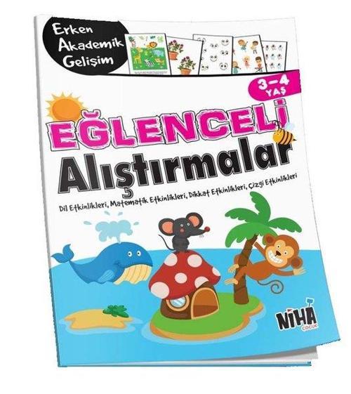 Eğlenceli Alıştırmalar 3 - 4 Yaş