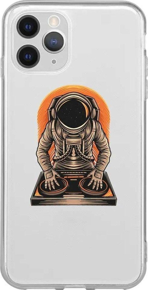 İphone 11 Pro Max Seffaf Telefon Kılıfı - Dj Astronot