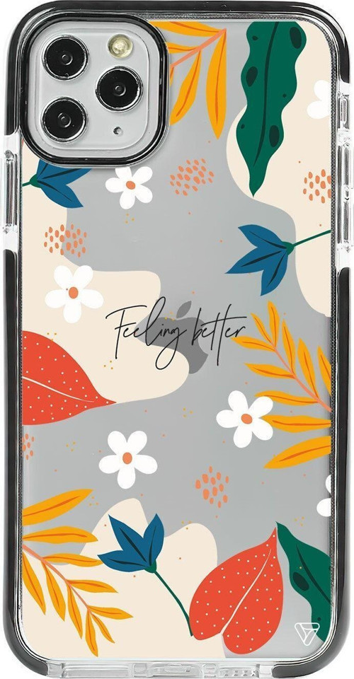 İphone 11 Pro Max Uyumlu Siyah Impact Feeling Better Premium Telefon Kılıfı