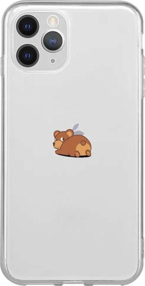 İphone 11 Pro Seffaf Telefon Kılıfı - Bear