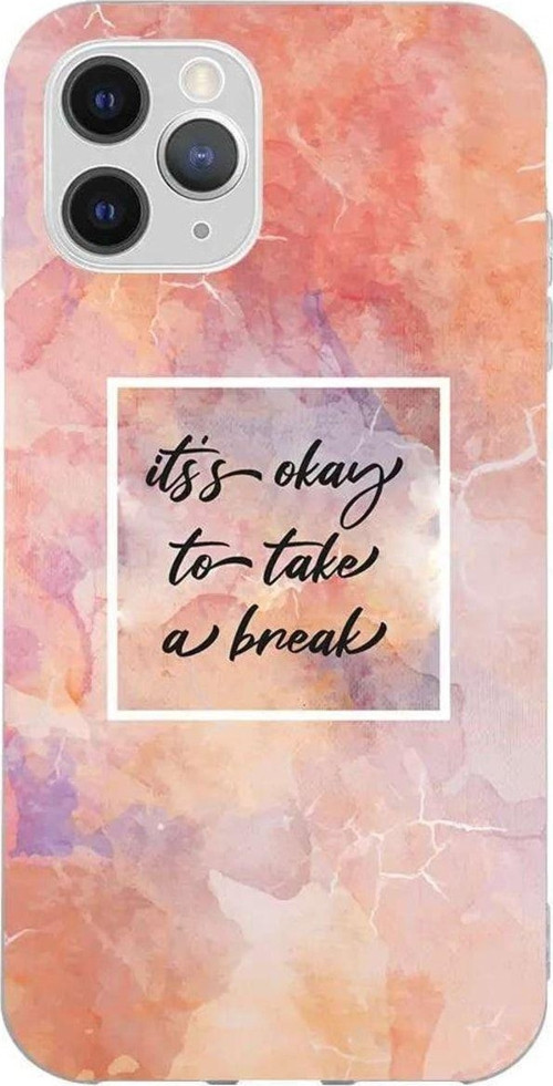 İphone 11 Pro Seffaf Telefon Kılıfı - Take A Break