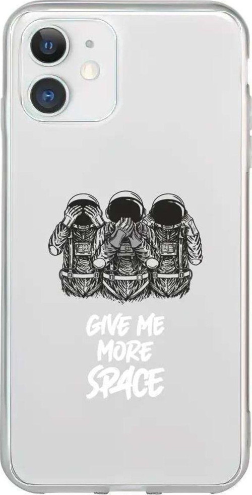 iPhone 11 Seffaf Telefon Kılıfı - 3 Maymun
