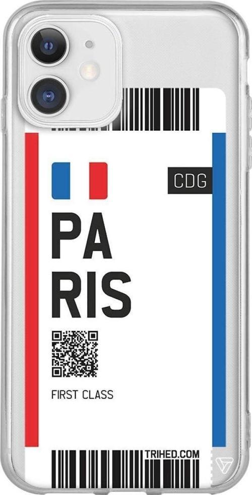 iPhone 11 Seffaf Telefon Kılıfı - Paris Bileti