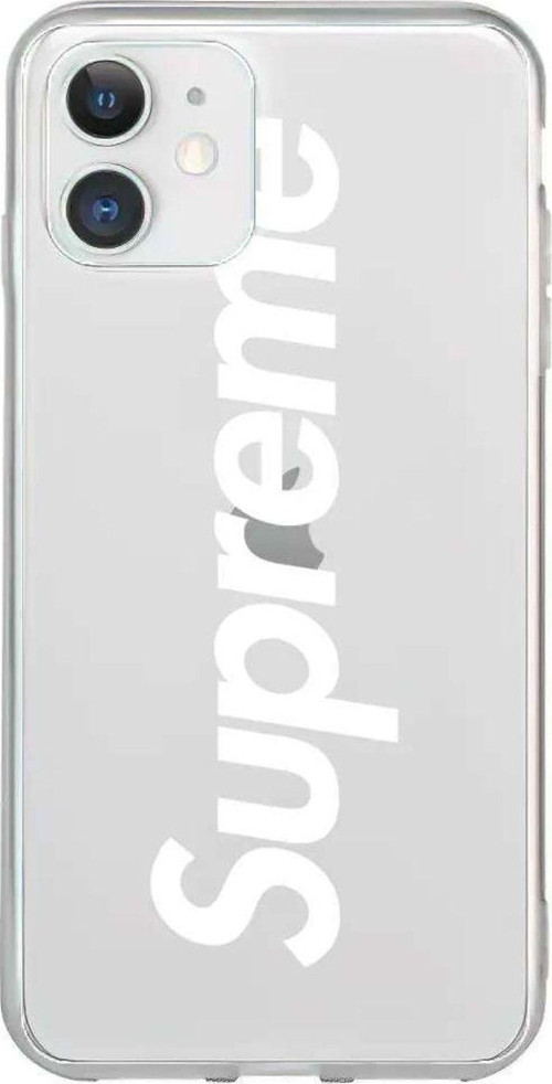 iPhone 11 Seffaf Telefon Kılıfı - Supreme