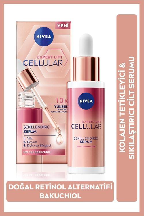 Cellular Expert Lift Doğal Retinol Alternatifi Saf Bakuchiol İçeren Cilt Serumu 30ml, Sıkılaştırıcı