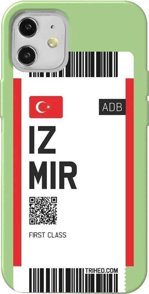 iPhone 12 Açık Yeşil Renkli Silikon Telefon Kılıfı - Izmir Bileti