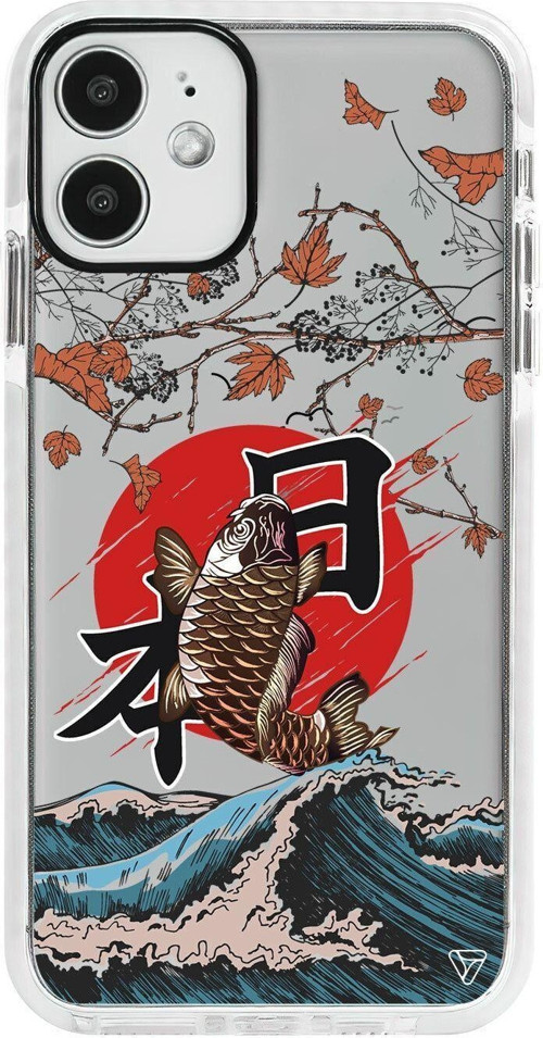 iPhone 12 Beyaz Impact Japonya Premium Telefon Kılıfı