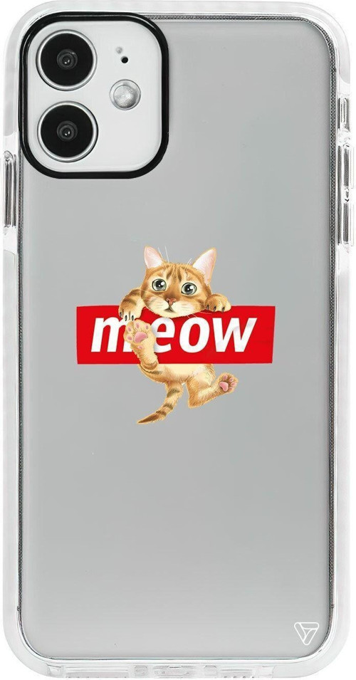 iPhone 12 Beyaz Impact Meov Premium Telefon Kılıfı