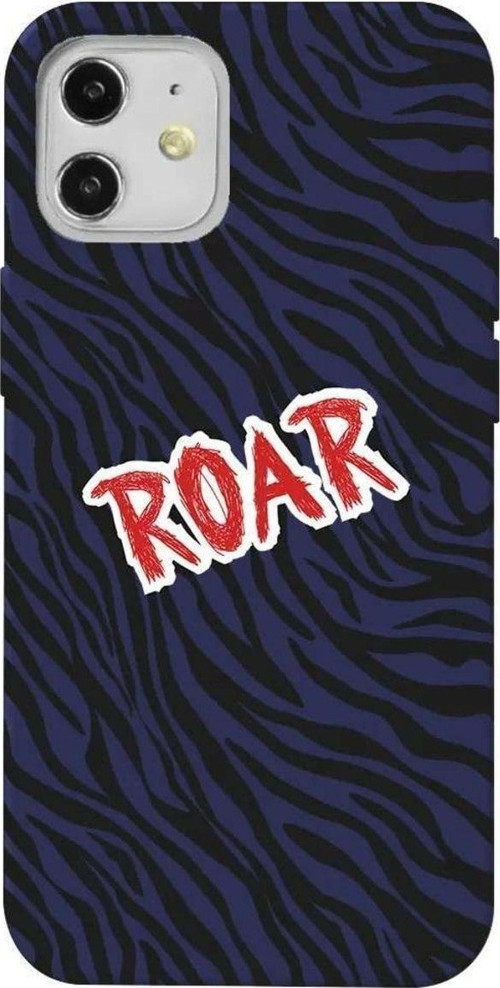 iPhone 12 Lacivert Renkli Silikon Telefon Kılıfı - Roar