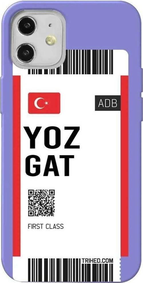 İphone 12 Mini Lila Renkli Silikon Telefon Kılıfı - Yozgat Bileti