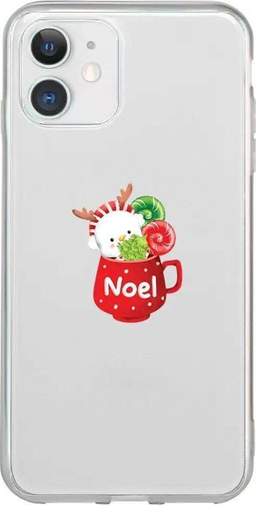 İphone 12 Mini Seffaf Telefon Kılıfı - A Cup Of Xmas 5