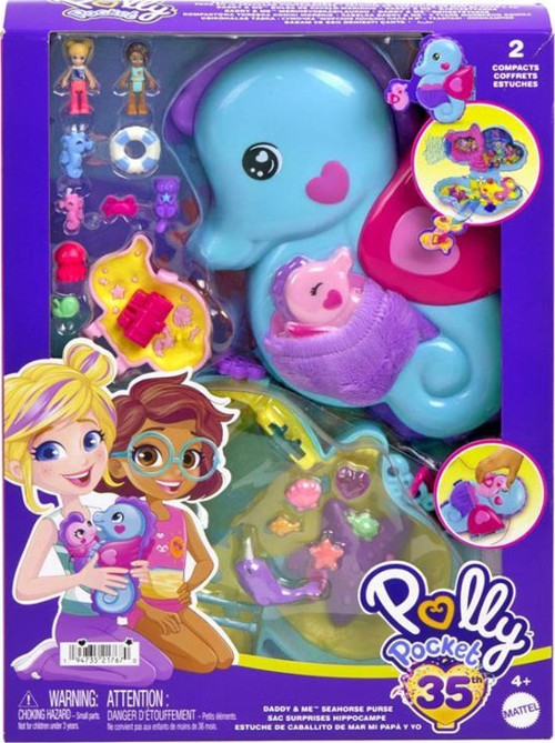 Polly Pocket Compact Daddy & Me Denizatı Çanta Oyun Seti HWP03