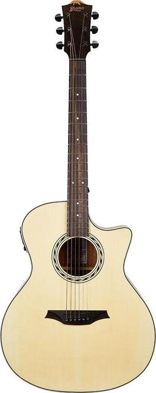 BAA2CE Elektro Akustik Gitar (Natural)