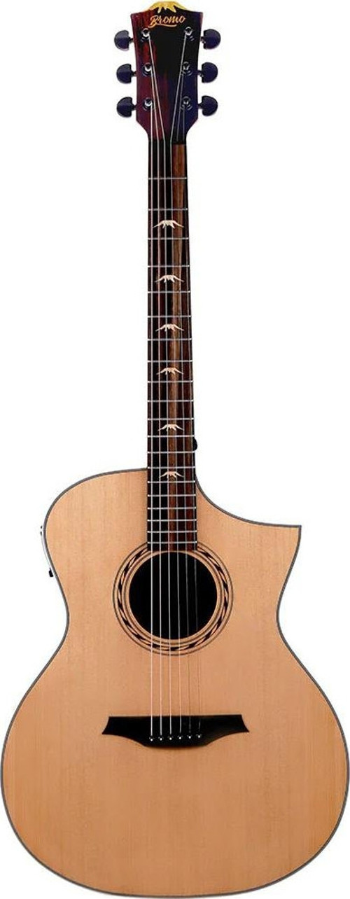 BAA4CE Cutaway Elektro Akustik Gitar (Natural)