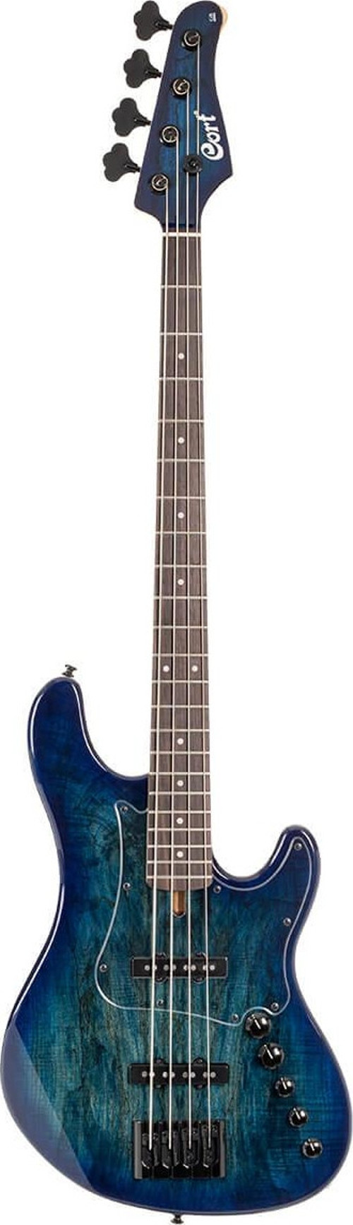 BAS GİTAR, 4 TELLİ, BLUE BURST, KILIFLI