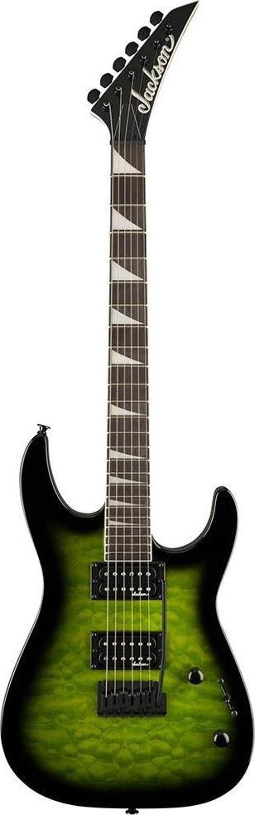 JS20 Dinky DKQ 2PT Amaranth Klavye Transparent Green Burst Elektro Gitar
