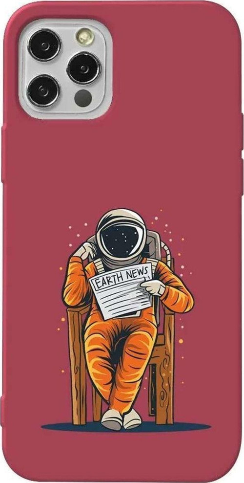 İphone 12 Pro Bordo Renkli Silikon Telefon Kılıfı - Earth News