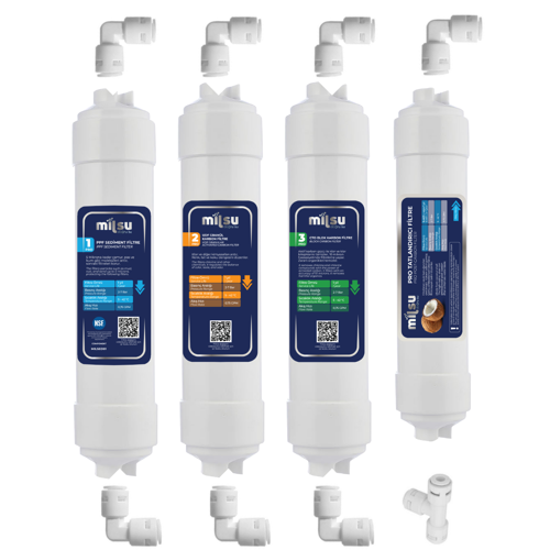 Kapalı Kasa NSF Onaylı 4lü Filtre Seti