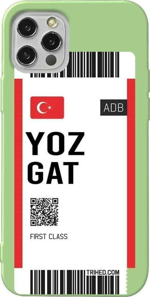 İphone 12 Pro Max Açık Yeşil Renkli Silikon Telefon Kılıfı - Yozgat Bileti