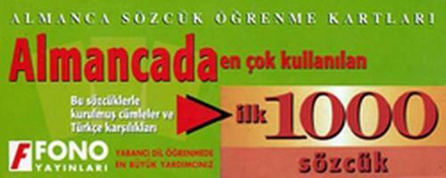 Almancada  İlk 1000 Sözcük Kartları - Kutulu