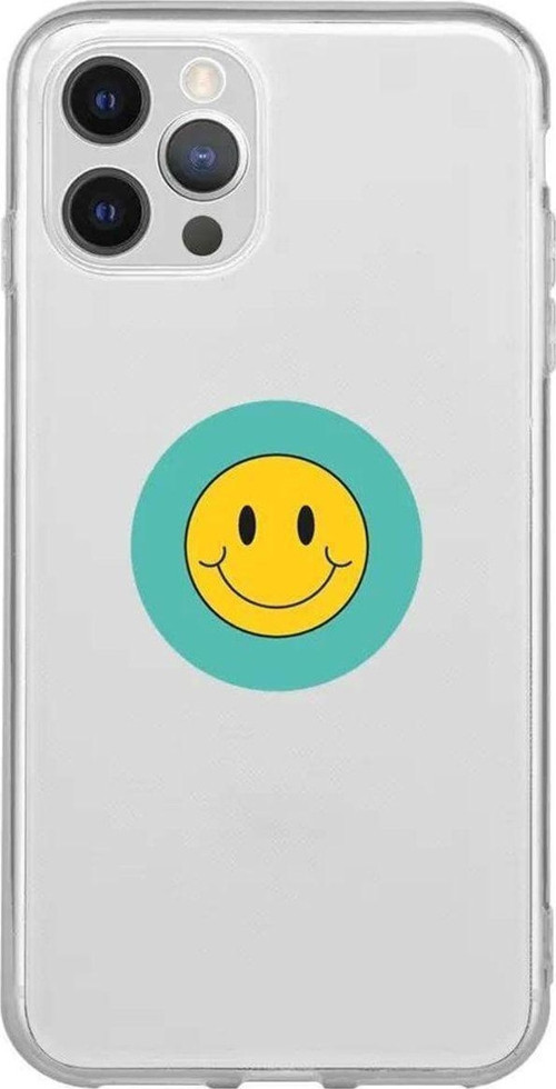 İphone 12 Pro Max Seffaf Telefon Kılıfı - Smile 2