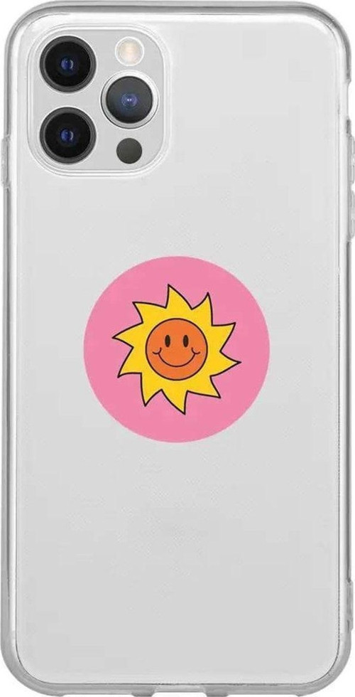 İphone 12 Pro Seffaf Telefon Kılıfı - Sun