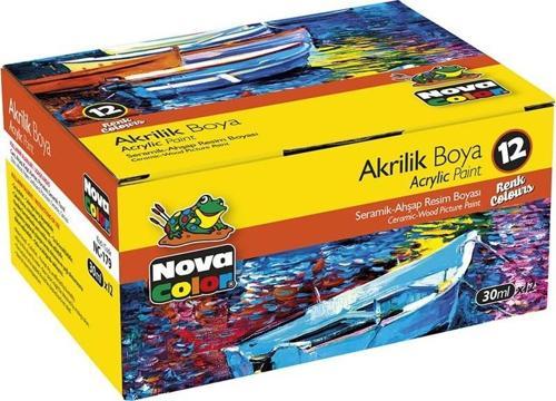 AKRILIK BOYA SISE 12 LI 30CC NC-179